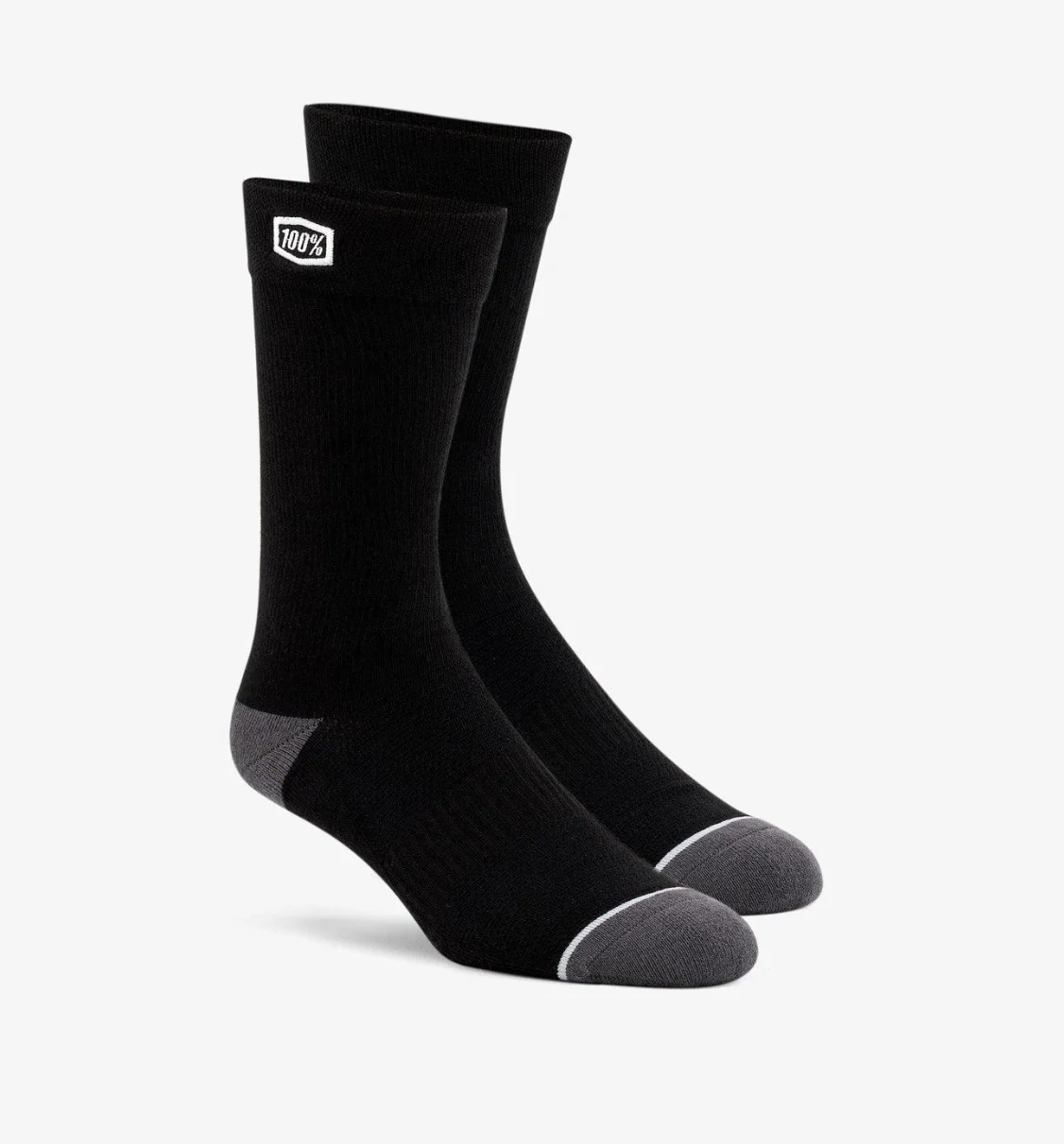 100% SOLID Casual Socks Black