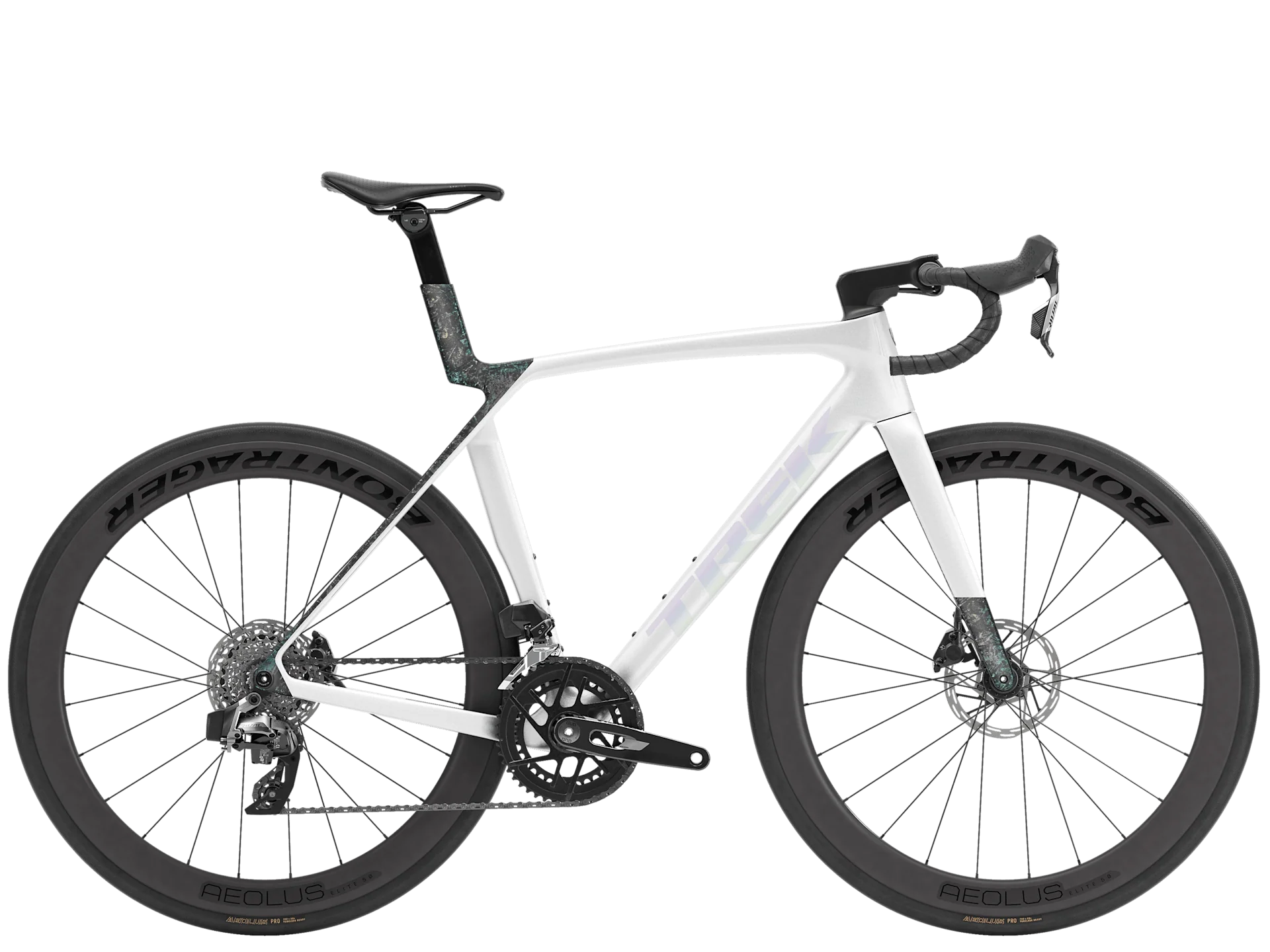 2026 Trek Madone SL 6 AXS Gen 8 - Gloss Crystal White/Matte Deep Smoke