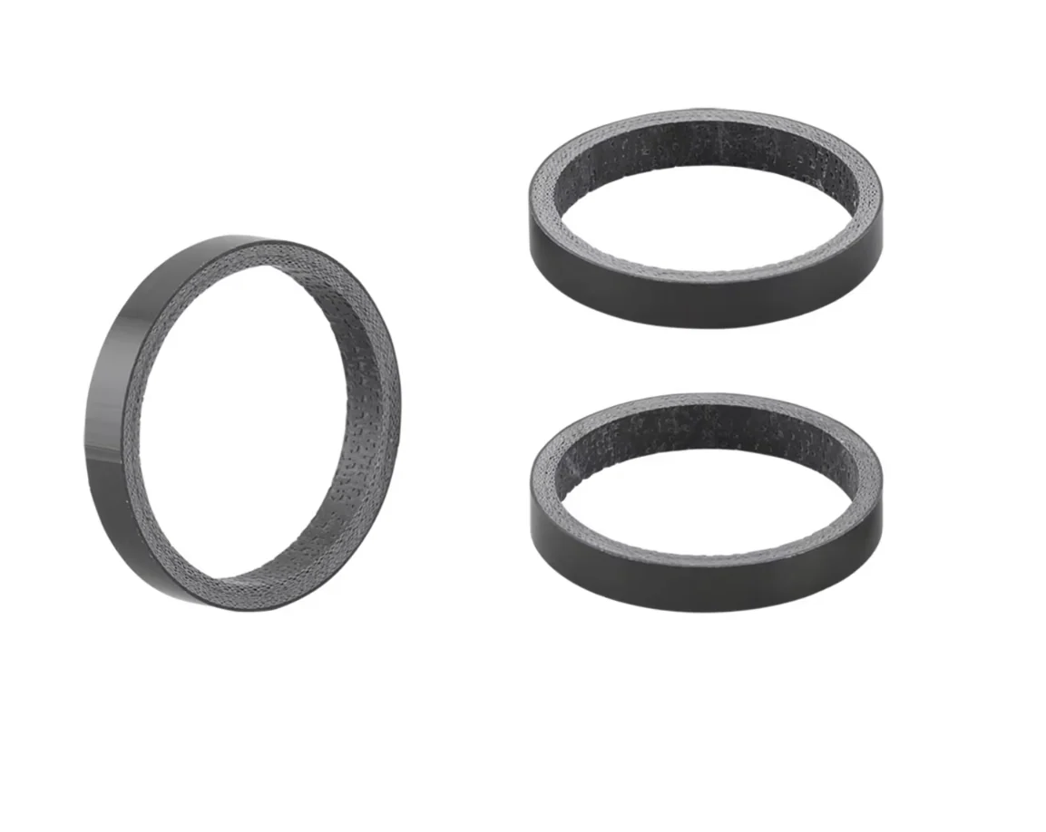 Bontrager 5mm Carbon Headset Spacer - Pack of 3 (5mm x 28.6mm)