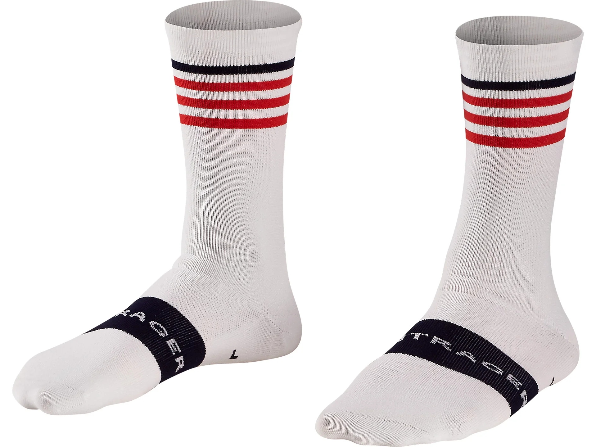 Bontrager Race Crew Cycling Socks - White/Red