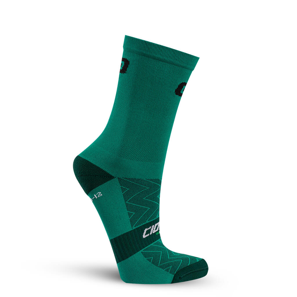 Ciovita Crew Cycling Socks- Emerald - Image 2