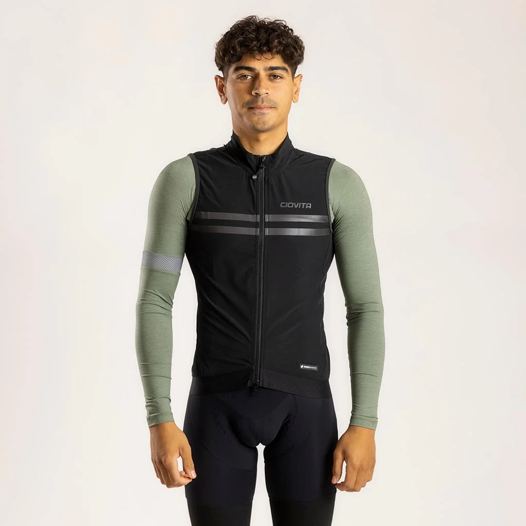 Ciovita Mens Faro Reflective Gilet- Black - Image 3