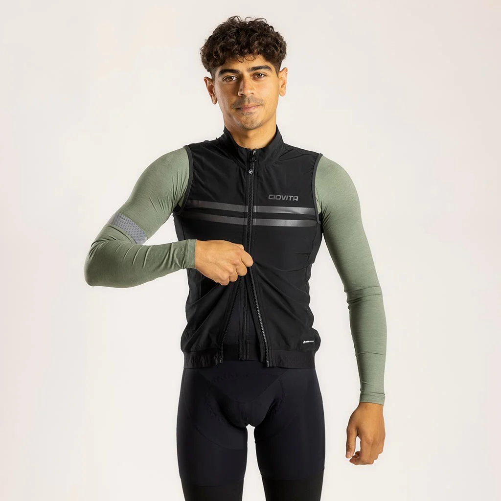 Ciovita Mens Faro Reflective Gilet- Black - Image 4