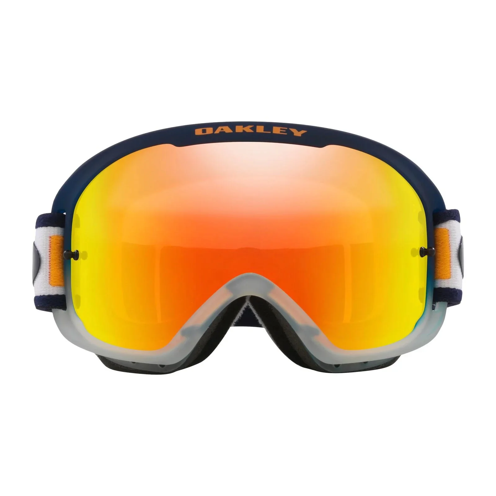 Oakley O frame 2.0 pro mtb goggles- Troy lee designs orange blocks - Image 2