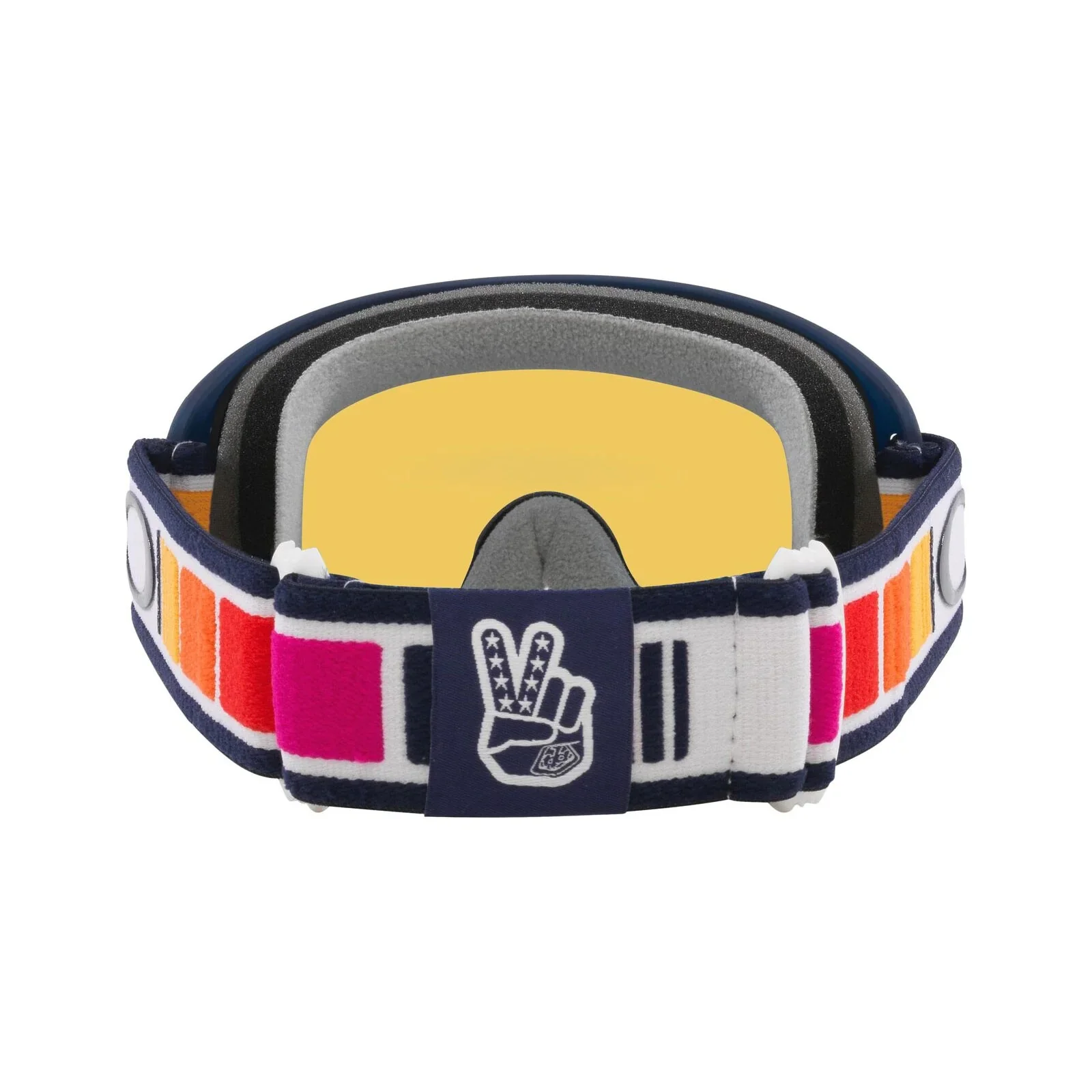 Oakley O frame 2.0 pro mtb goggles- Troy lee designs orange blocks - Image 4