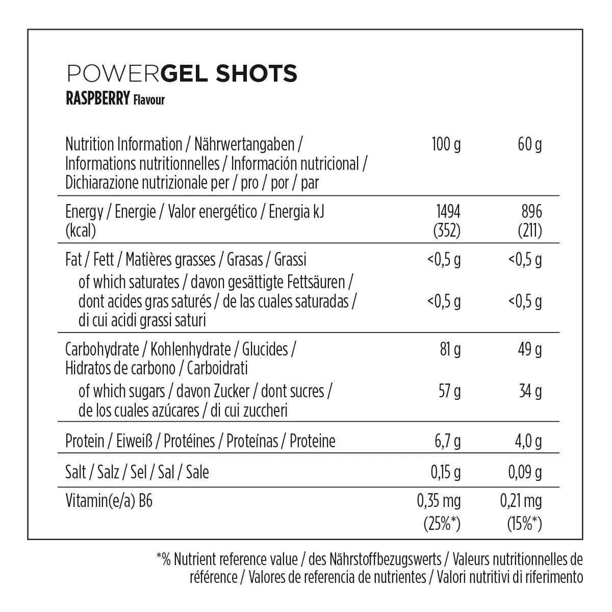 PowerGel Shots- Raspberry - Image 2