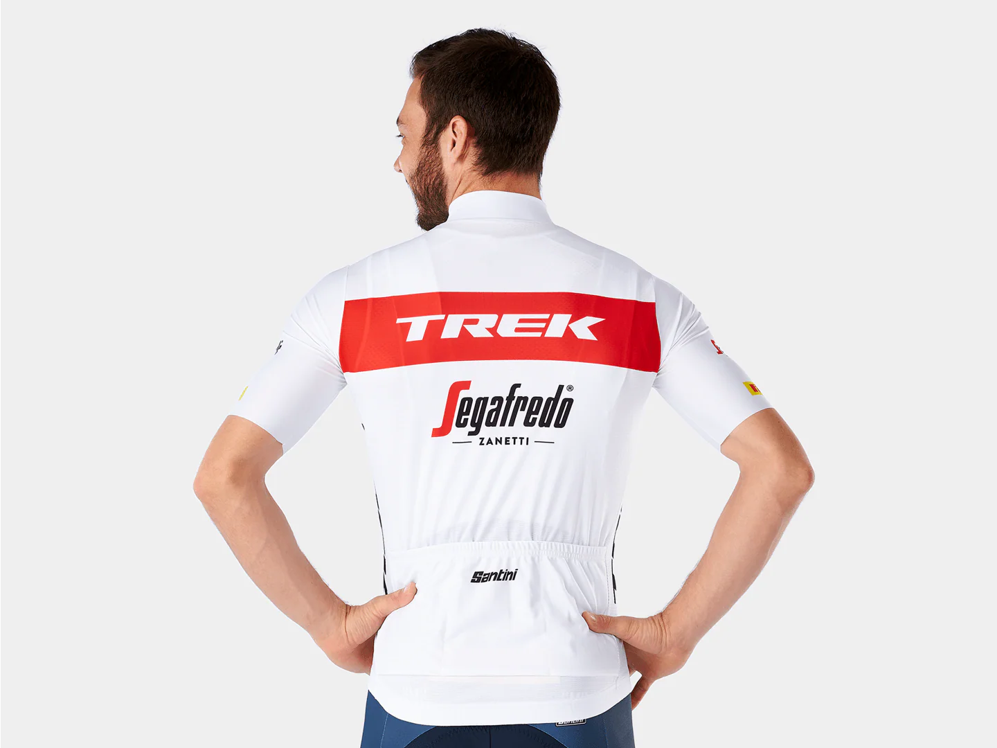 Santini Trek-Segafredo Men's Team Race Replica Jersey - Image 2
