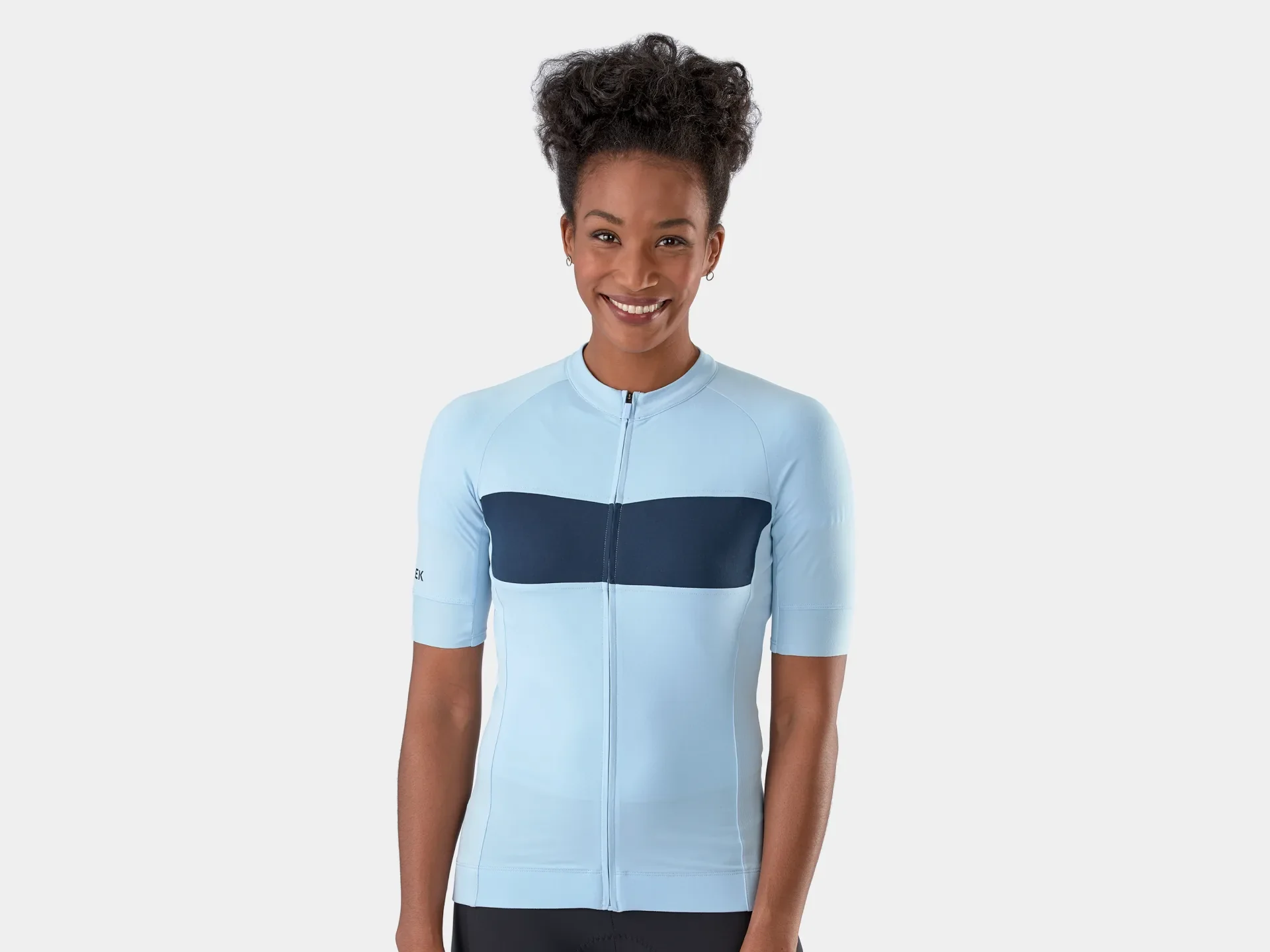 Trek Circuit Women's LTD Cycling Jersey - Dusty Blue/Deep Dark Blue