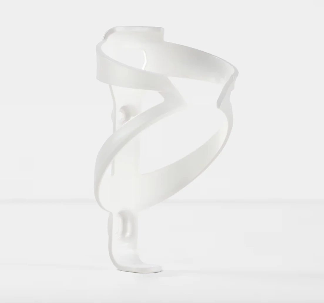 Trek Elite Recycled Water Bottle Cage- White Gloss