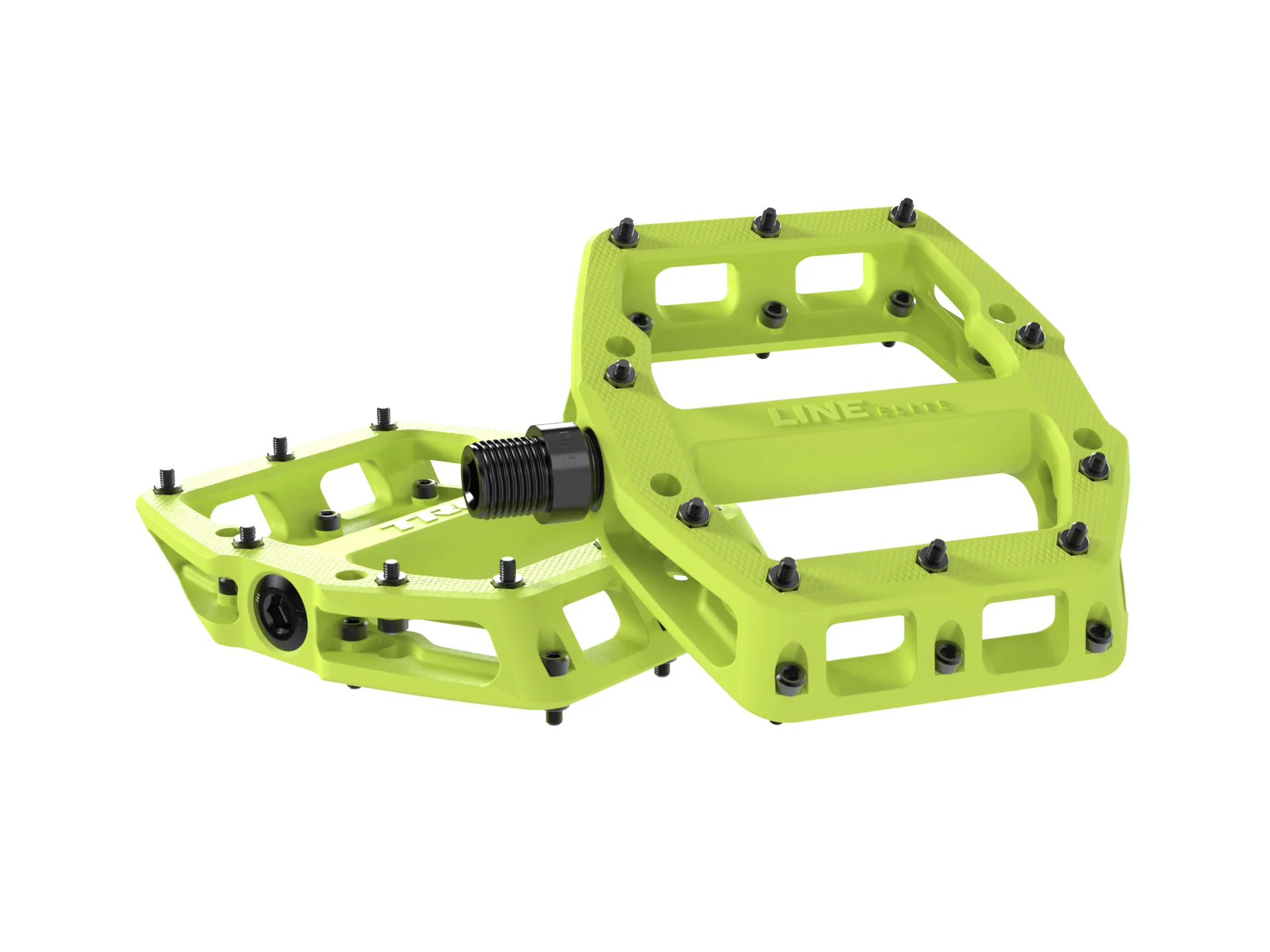 Trek Line Elite Flat Pedal Set- Volt