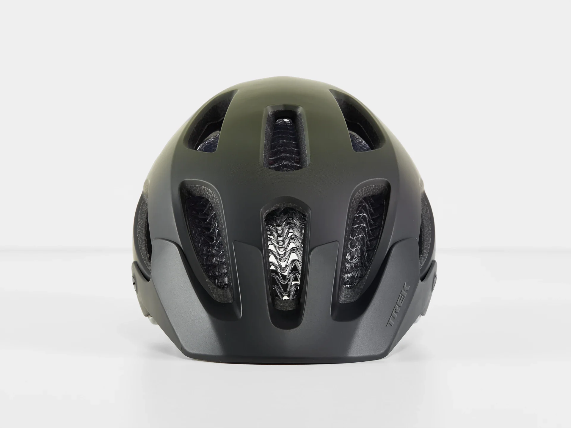 Trek Rally WaveCel Mountain Bike Helmet - Black/ Olive Grey - Image 2