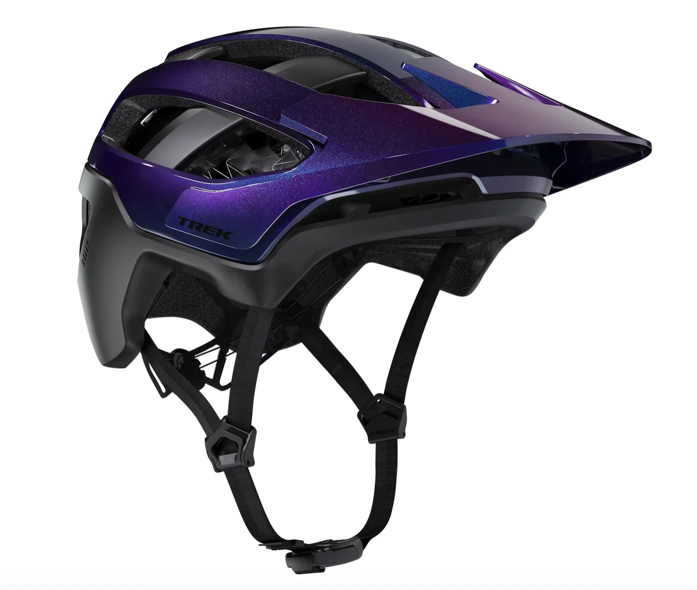 Trek Rally WaveCel Mountain Bike Helmet- Purple Flip/ Black