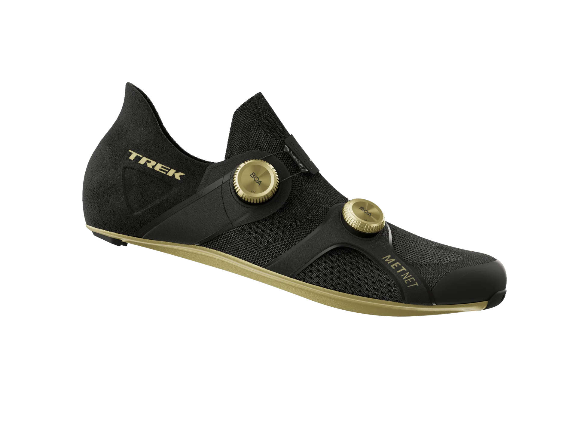 Trek RSL Knit Road Cycling Shoes - Black/Gold
