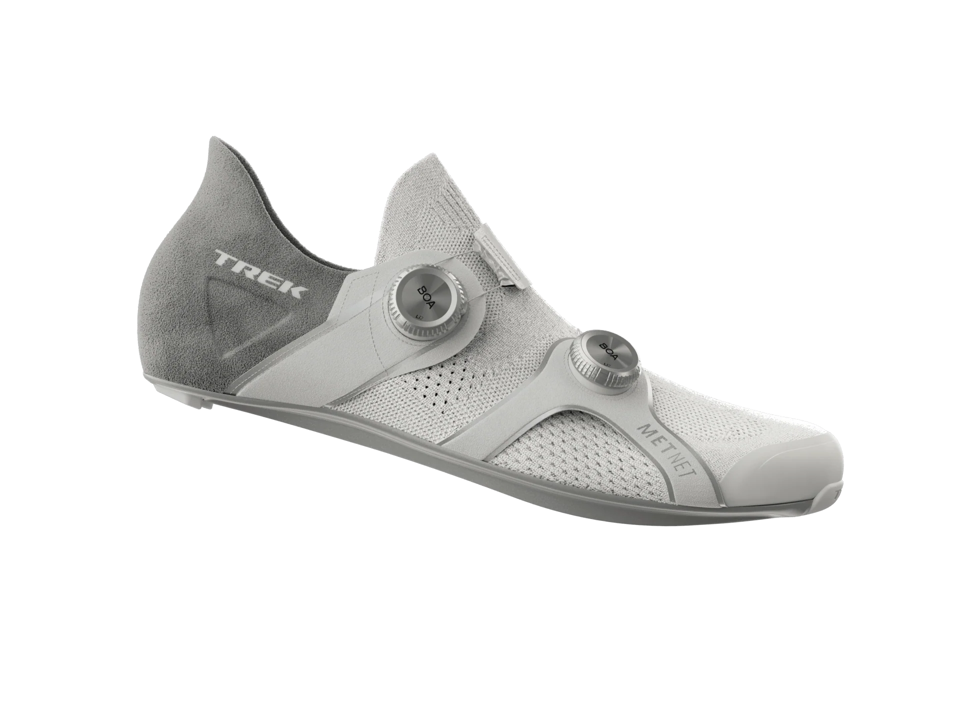 Trek RSL Knit Road Cycling Shoes - White/Silver
